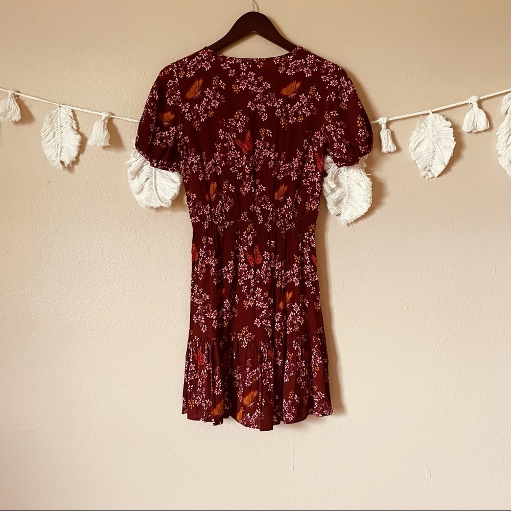 MADEWELL | Windowbox Floral Ruffle Faux Wrap Dress - Picture 2 of 5